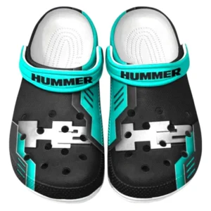 Hummer H2 Crocs Shoes, Clogs Men Women, Gift For Hummer H2 Fan CAR185031525262 - Cyan