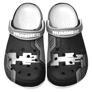 Hummer H2 Crocs Shoes, Clogs Men Women, Gift For Hummer H2 Fan CAR185031525262 - Gray