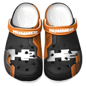 Hummer H2 Crocs Shoes, Clogs Men Women, Gift For Hummer H2 Fan CAR185031525262 - Orange