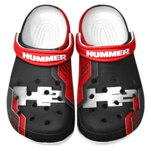 Hummer H2 Crocs Shoes, Clogs Men Women, Gift For Hummer H2 Fan CAR185031525262 - Red