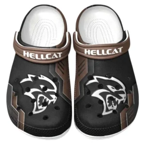 Hellcat Crocs Shoes, Clogs Men Women, Gift For Hellcat Fan CAR185031525273 - Brown