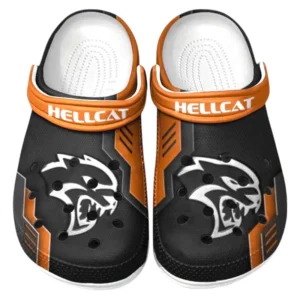 Hellcat Crocs Shoes, Clogs Men Women, Gift For Hellcat Fan CAR185031525273 - Orange