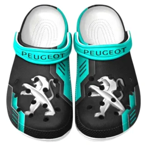 Peugeot Crocs Shoes, Clogs Men Women, Gift For Peugeot Fan CAR185031525280 - Cyan