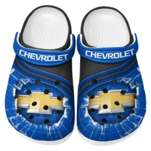 Chevrolet Crocs Clogs Men Women, Gift For Chevrolet Fan CAR188032025112 - Blue