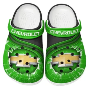 Chevrolet Crocs Clogs Men Women, Gift For Chevrolet Fan CAR188032025112 - Green