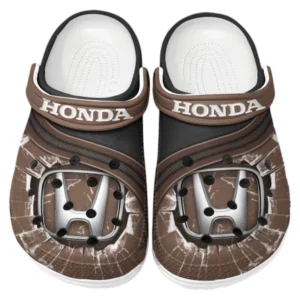 Honda Crocs Clogs Men Women, Gift For Honda Fan CAR188032025113 - Brown