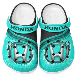 Honda Crocs Clogs Men Women, Gift For Honda Fan CAR188032025113 - Cyan