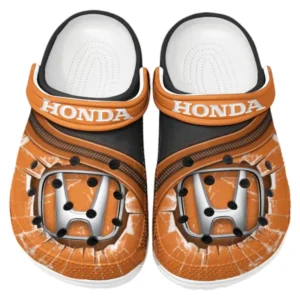 Honda Crocs Clogs Men Women, Gift For Honda Fan CAR188032025113 - Orange