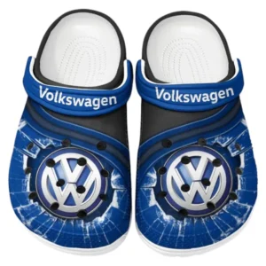 Volkswagen Crocs Clogs Men Women, Gift For Volkswagen Fan CAR188032025117 - Blue