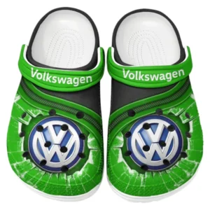 Volkswagen Crocs Clogs Men Women, Gift For Volkswagen Fan CAR188032025117 - Green