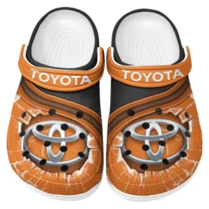 Toyota Crocs Clogs Men Women, Gift For Toyota Fan CAR188032025118 - Orange