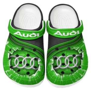 Audi Crocs Clogs Men Women, Gift For Audi Fan CAR188032025120 - Green