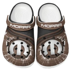 Mopar Crocs Clogs Men Women, Gift For Mopar Fan CAR188032025123 - Brown
