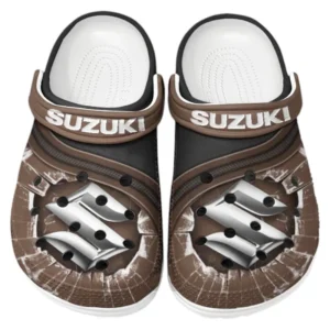 Suzuki Crocs Clogs Men Women, Gift For Suzuki Fan CAR188032025125 - Brown