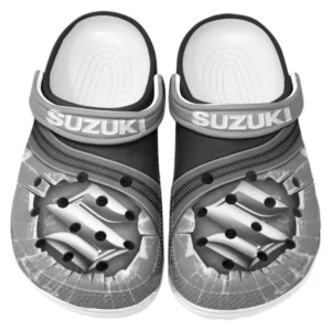 Suzuki Crocs Clogs Men Women, Gift For Suzuki Fan CAR188032025125 - Gray