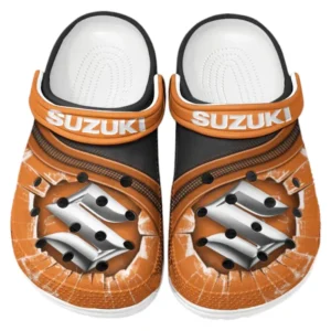 Suzuki Crocs Clogs Men Women, Gift For Suzuki Fan CAR188032025125 - Orange
