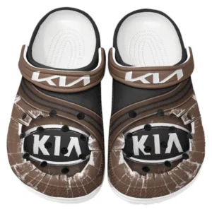 Kia Crocs Clogs Men Women, Gift For Kia Fan CAR188032025127 - Brown