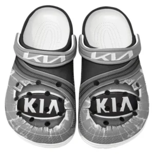 Kia Crocs Clogs Men Women, Gift For Kia Fan CAR188032025127 - Gray