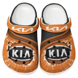 Kia Crocs Clogs Men Women, Gift For Kia Fan CAR188032025127 - Orange