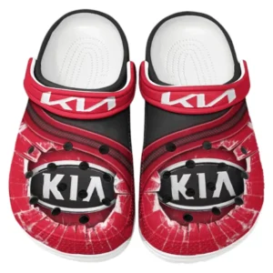 Kia Crocs Clogs Men Women, Gift For Kia Fan CAR188032025127 - Red