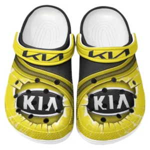 Kia Crocs Clogs Men Women, Gift For Kia Fan CAR188032025127 - Yellow
