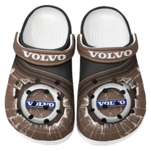 Volvo Crocs Clogs Men Women, Gift For Volvo Fan CAR188032025130 - Brown