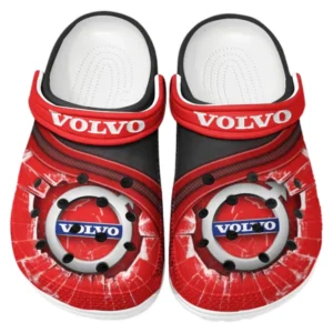 Volvo Crocs Clogs Men Women, Gift For Volvo Fan CAR188032025130 - Red