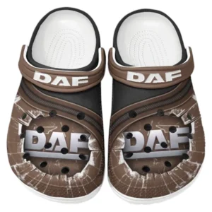 DAF Crocs Clogs Men Women, Gift For DAF Fan CAR188032025144 - Brown