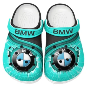 BMW Crocs Clogs Men Women, Gift For BMW Fan CAR188032025145 - Cyan