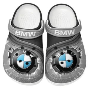 BMW Crocs Clogs Men Women, Gift For BMW Fan CAR188032025145 - Gray