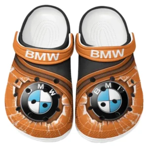 BMW Crocs Clogs Men Women, Gift For BMW Fan CAR188032025145 - Orange