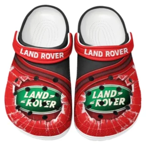 Land Rover Crocs Clogs Men Women, Gift For Land Rover Fan CAR188032025148 - Red