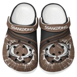 SsangYong Motor Crocs Clogs Men Women, Gift For SsangYong Motor Fan CAR188032025149 - Brown