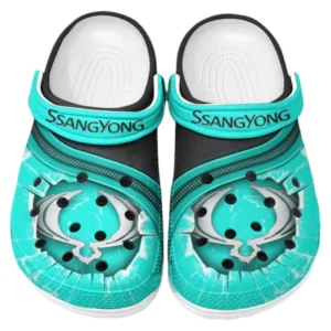 SsangYong Motor Crocs Clogs Men Women, Gift For SsangYong Motor Fan CAR188032025149 - Cyan