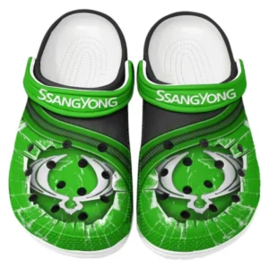 SsangYong Motor Crocs Clogs Men Women, Gift For SsangYong Motor Fan CAR188032025149 - Green