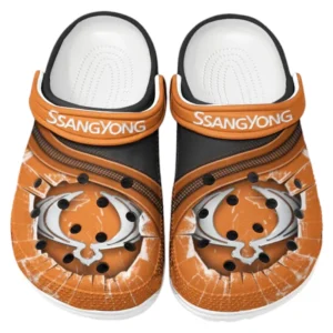 SsangYong Motor Crocs Clogs Men Women, Gift For SsangYong Motor Fan CAR188032025149 - Orange