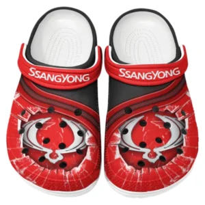SsangYong Motor Crocs Clogs Men Women, Gift For SsangYong Motor Fan CAR188032025149 - Red