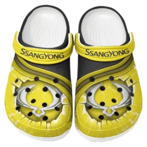 SsangYong Motor Crocs Clogs Men Women, Gift For SsangYong Motor Fan CAR188032025149 - Yellow