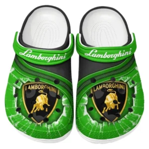 Lamborghini Crocs Clogs Men Women, Gift For Lamborghini Fan CAR188032025150 - Green
