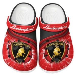 Lamborghini Crocs Clogs Men Women, Gift For Lamborghini Fan CAR188032025150 - Red