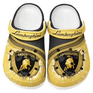 Lamborghini Crocs Clogs Men Women, Gift For Lamborghini Fan CAR188032025150 - Yellow