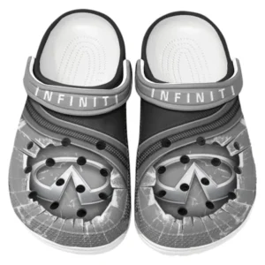 Infiniti Crocs Clogs Men Women, Gift For Infiniti Fan CAR188032025152 - Gray