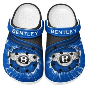 Bentley Crocs Clogs Men Women, Gift For Bentley Fan CAR188032025153 - Blue