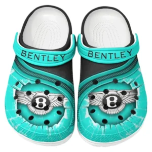 Bentley Crocs Clogs Men Women, Gift For Bentley Fan CAR188032025153 - Cyan