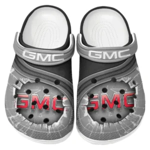 GMC Crocs Clogs Men Women, Gift For GMC Fan CAR188032025154 - Gray