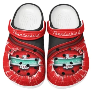 Thunderbird Crocs Clogs Men Women, Gift For Thunderbird Fan CAR188032025155 - Red