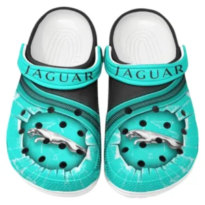 Jaguar Crocs Clogs Men Women, Gift For Jaguar Fan CAR188032025168 - Cyan
