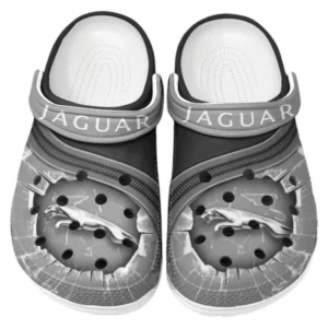 Jaguar Crocs Clogs Men Women, Gift For Jaguar Fan CAR188032025168 - Gray