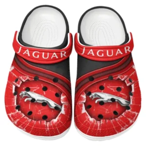 Jaguar Crocs Clogs Men Women, Gift For Jaguar Fan CAR188032025168 - Red