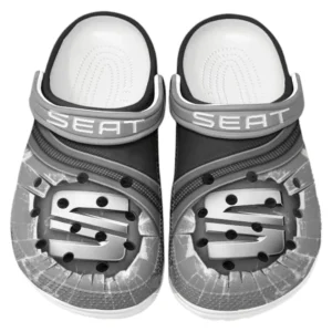 Seat Crocs Clogs Men Women, Gift For Seat Fan CAR188032025186 - Gray